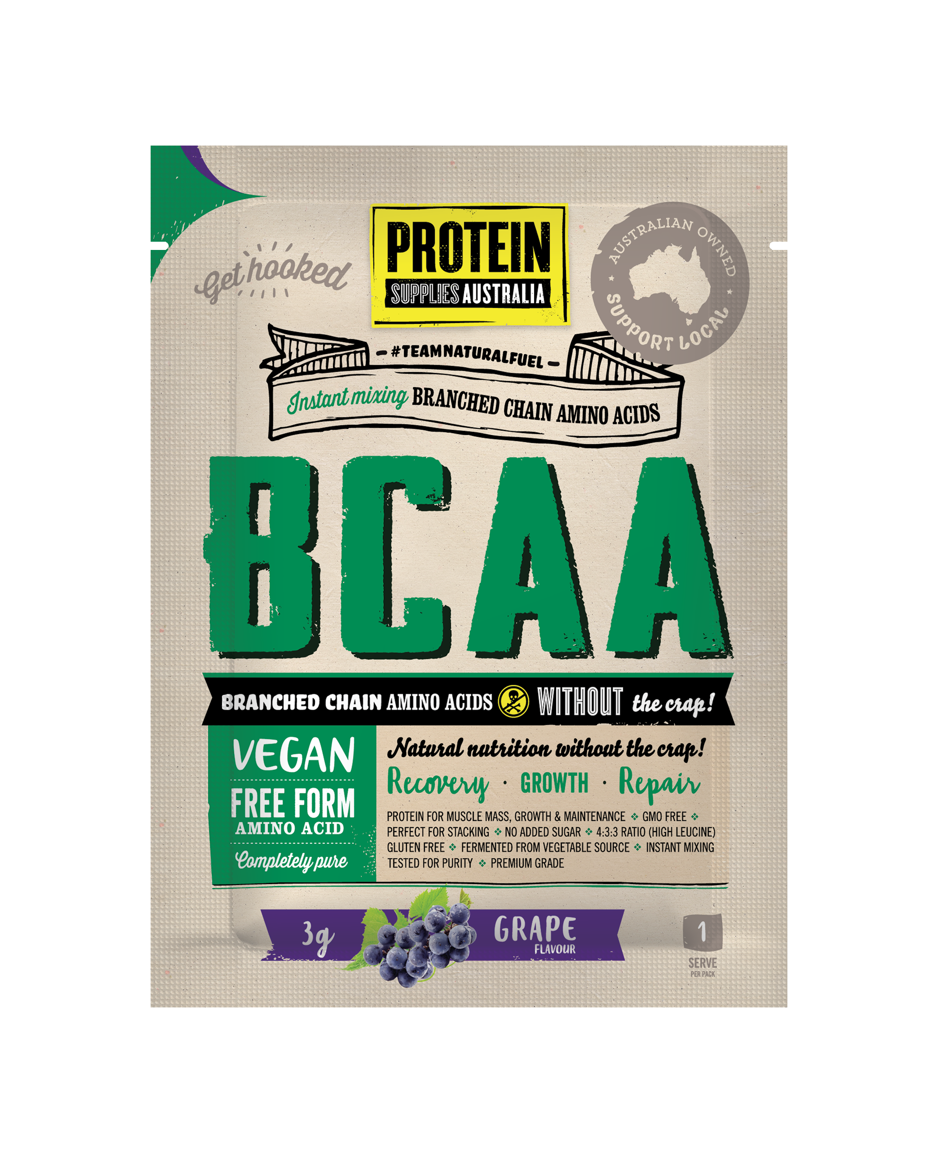 BCAA - Grape - Protein Supplies Australia