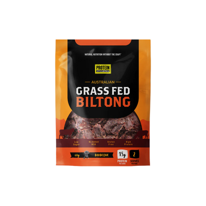 GRASS-FED BILTONG - BARBEQUE Biltong Protein Supplies Australia