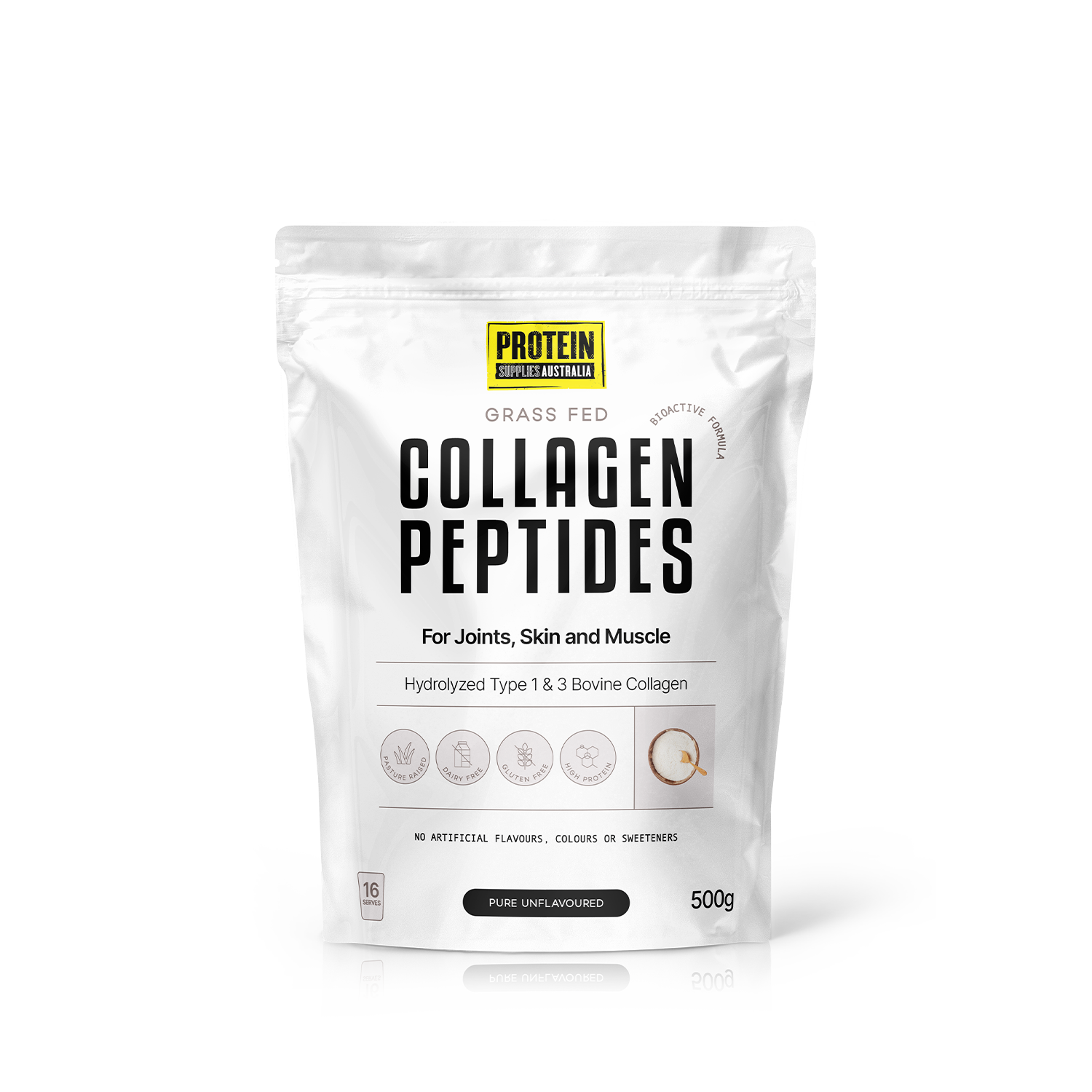 COLLAGEN PEPTIDES - UNFLAVOURED Sports & Energy Drinks Protein Supplies Australia