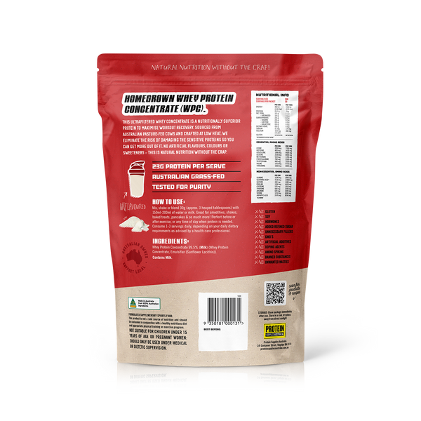 WHEY CONCENTRATE (WPC) - UNFLAVOURED