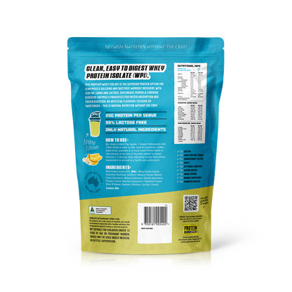 WHEY ISOLATE (WPI) - BANANA Protein Protein Supplies Australia