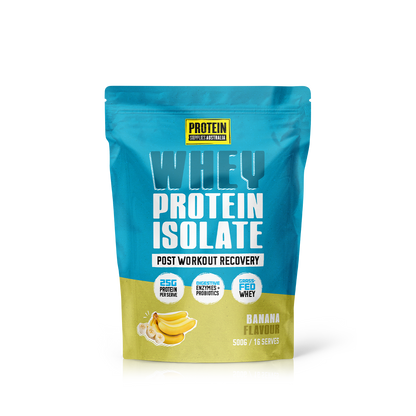 WHEY ISOLATE (WPI) - BANANA Protein Protein Supplies Australia 500g