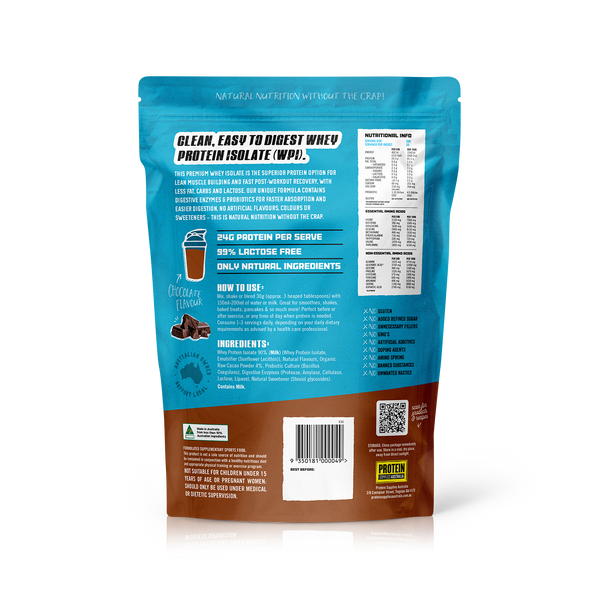 WHEY ISOLATE (WPI) - CHOCOLATE