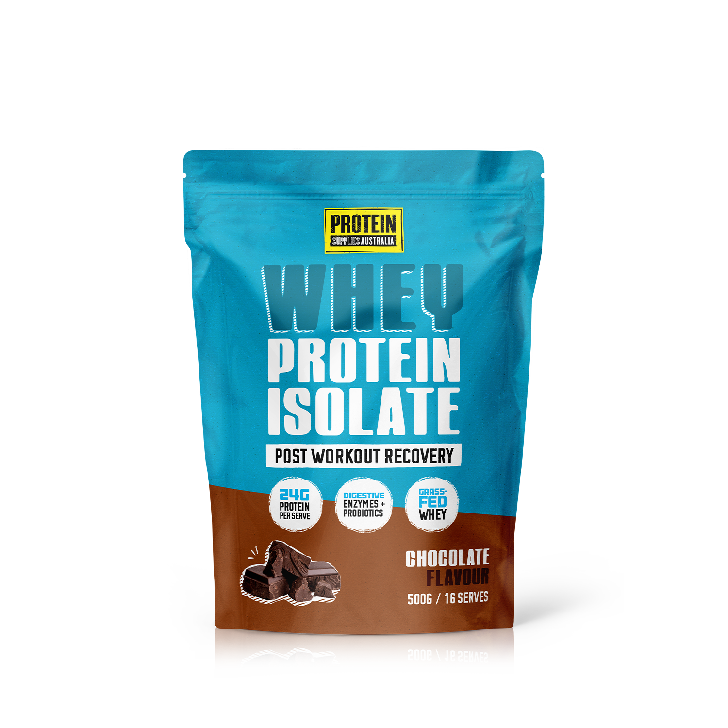 WHEY ISOLATE (WPI) - CHOCOLATE Protein Protein Supplies Australia 500G