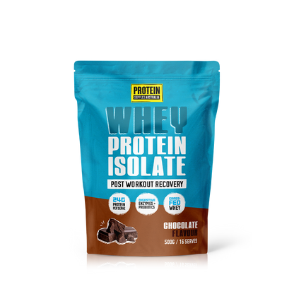 WHEY ISOLATE (WPI) - CHOCOLATE Protein Protein Supplies Australia 500G