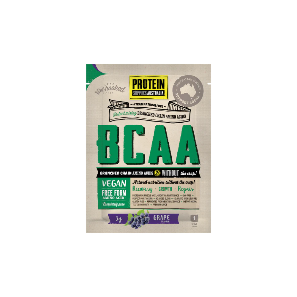 SAMPLE BCAA - GRAPE Aminos Protein Supplies Australia