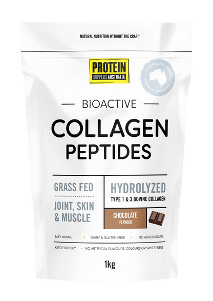 COLLAGEN PEPTIDES - CHOCOLATE Protein Protein Supplies Australia 1KG