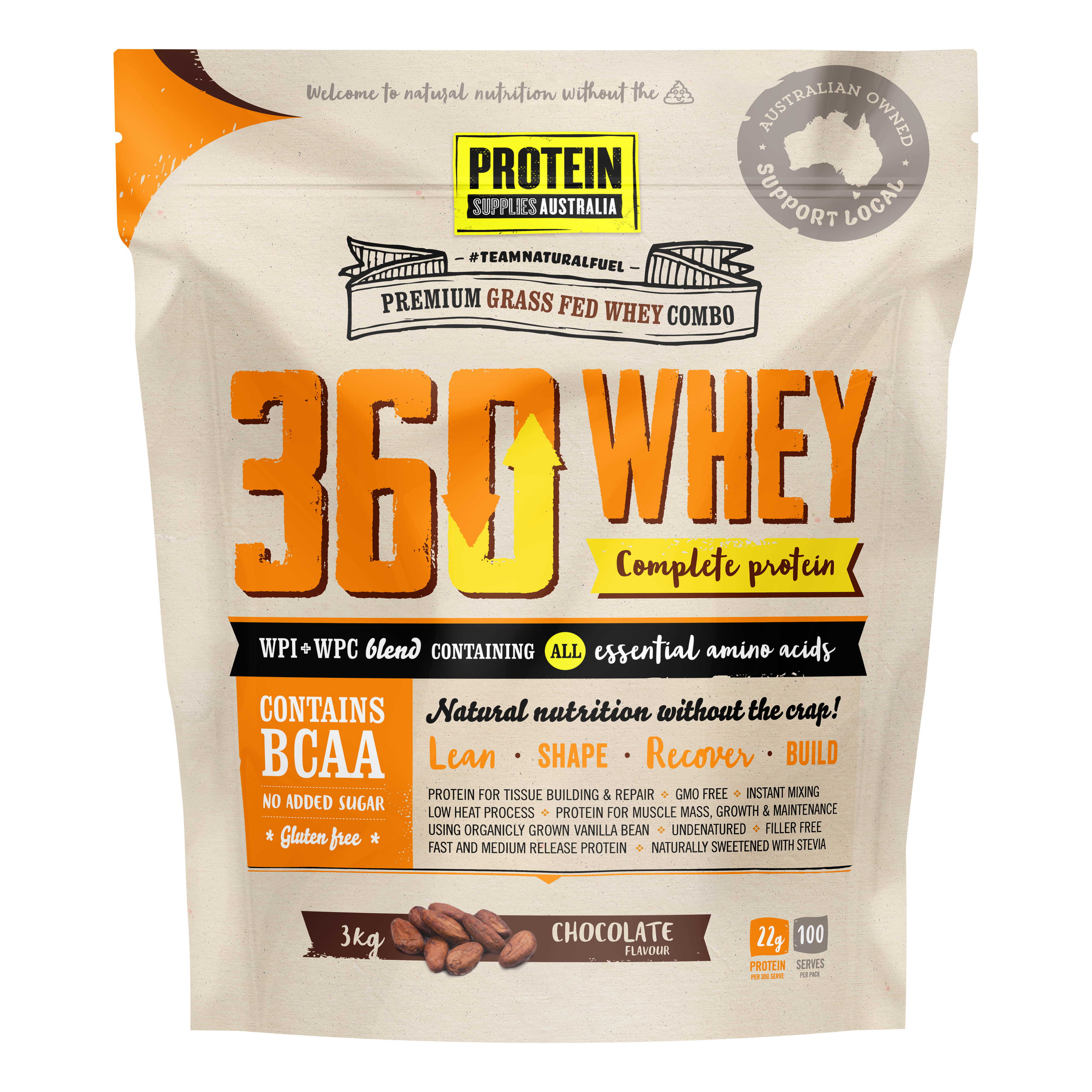 360 Whey Chocolate - Protein Supplies Australia