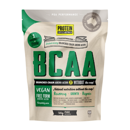 BCAA - PURE Sports & Energy Drinks Protein Supplies Australia 500G