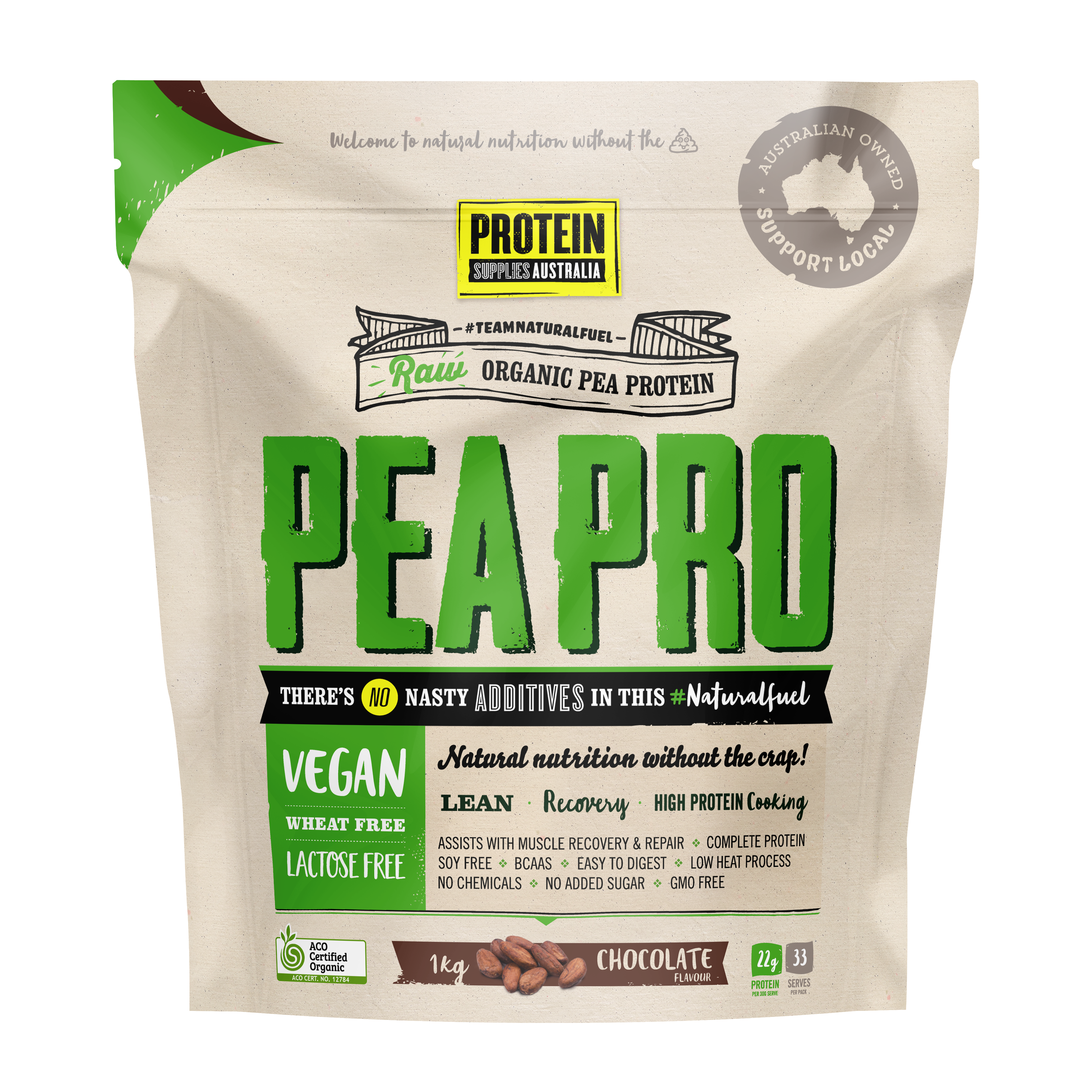 Pea Pro Chocolate - Protein Supplies Australia